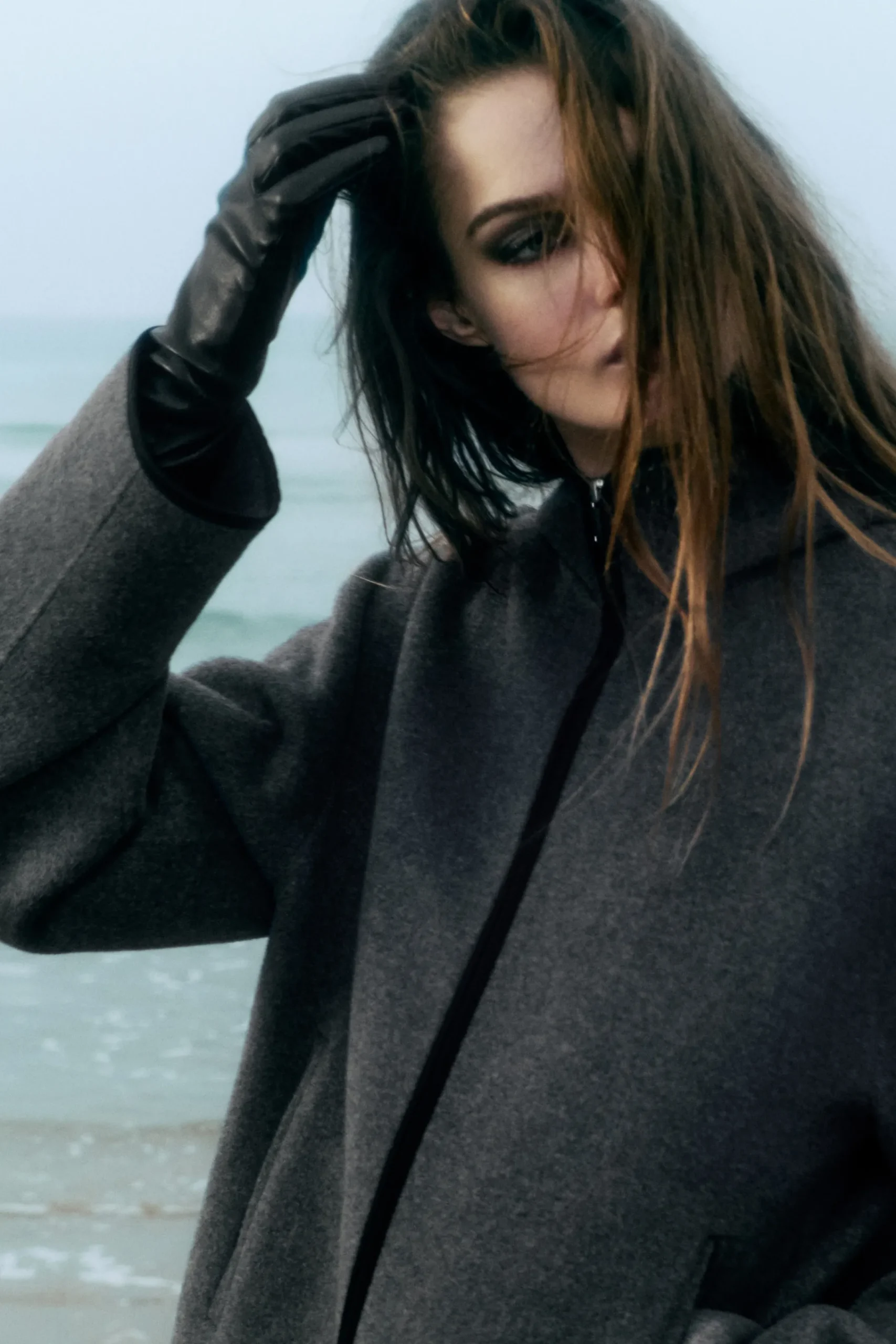 Damen COS Mäntel & Jacken*WOLLJACKE AUS DOUBLEFACE-MATERIAL MIT KAPUZE