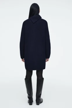 Damen COS Kleider | Strickmode*WOLLKLEID MIT KRAGEN