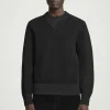 Herren COS Pullover | Strickmode*WOLLPULLOVER MIT V-AUSSCHNITT UND EINSÄTZEN