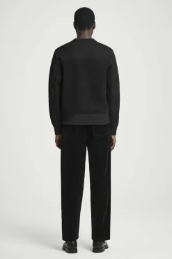 Herren COS Pullover | Strickmode*WOLLPULLOVER MIT V-AUSSCHNITT UND EINSÄTZEN