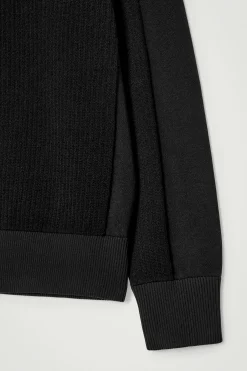 Herren COS Pullover | Strickmode*WOLLPULLOVER MIT V-AUSSCHNITT UND EINSÄTZEN